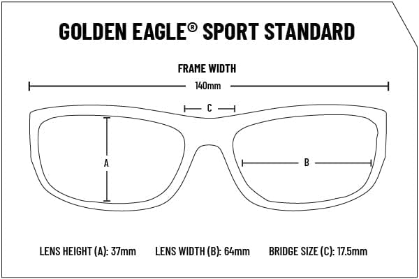 Flying Eyes® Golden Eagle Sport® Standard Aviation Sunglasses – ANSI Z87.1, Headset Friendly, UV400 Lenses