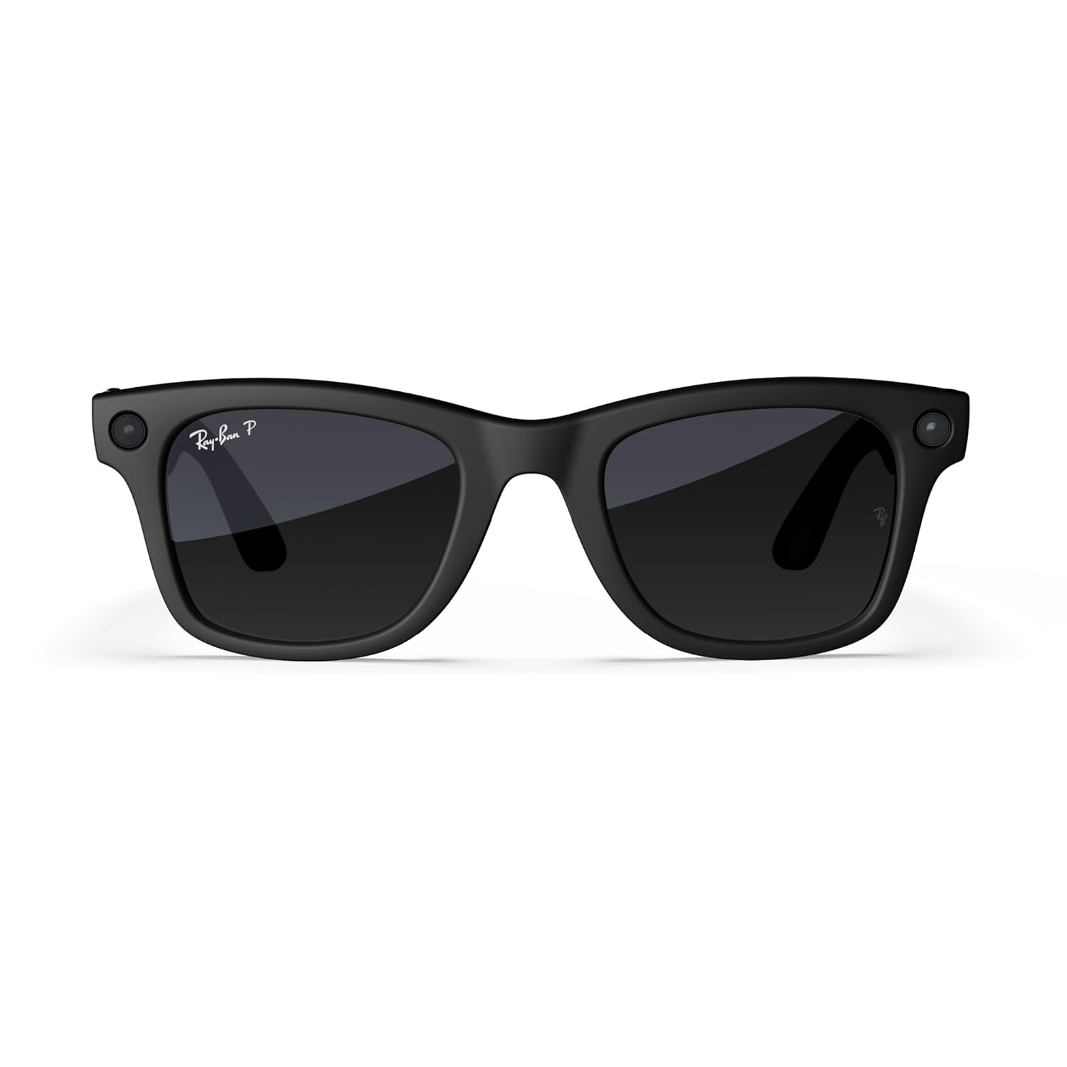 Ray-Ban Meta (Gen 1), Wayfarer, Matte Black | Smart AI Glasses for Men, Women — 12 MP Ultra-Wide Camera, Open-Ear Audio, Video Recording, Bluetooth — Polarized Gradient Graphite Lenses — Sunglasses | Camera, audio & Meta AI built in. Polarized Gradient Gr