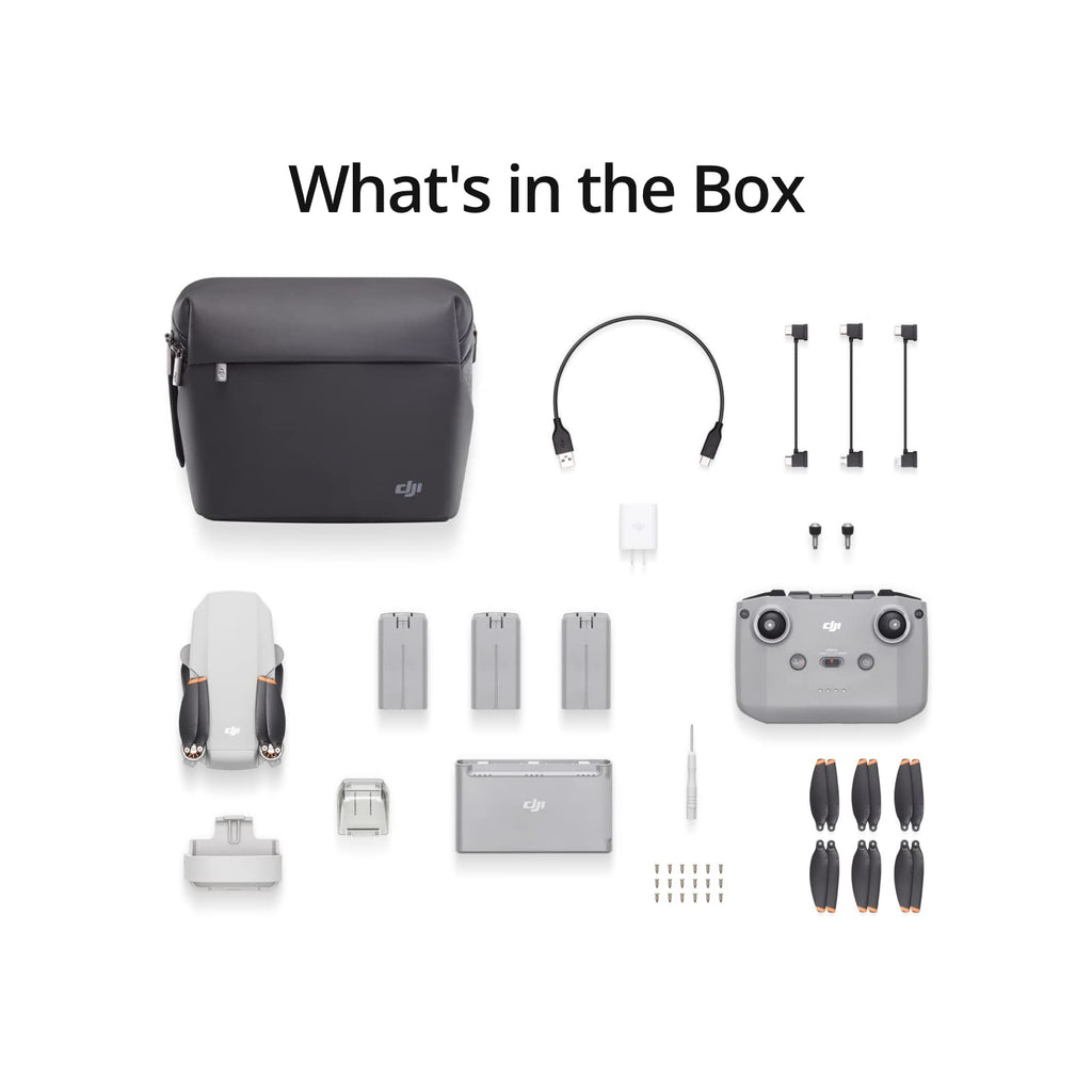 DJI Mini 4K, Drone With 4K UHD Camera, Under 249 g | 3-Axis Gimbal, 10km Video Transmission, Auto Return, Wind Resistance, 31-Min Flight Time, Intelligent Flight