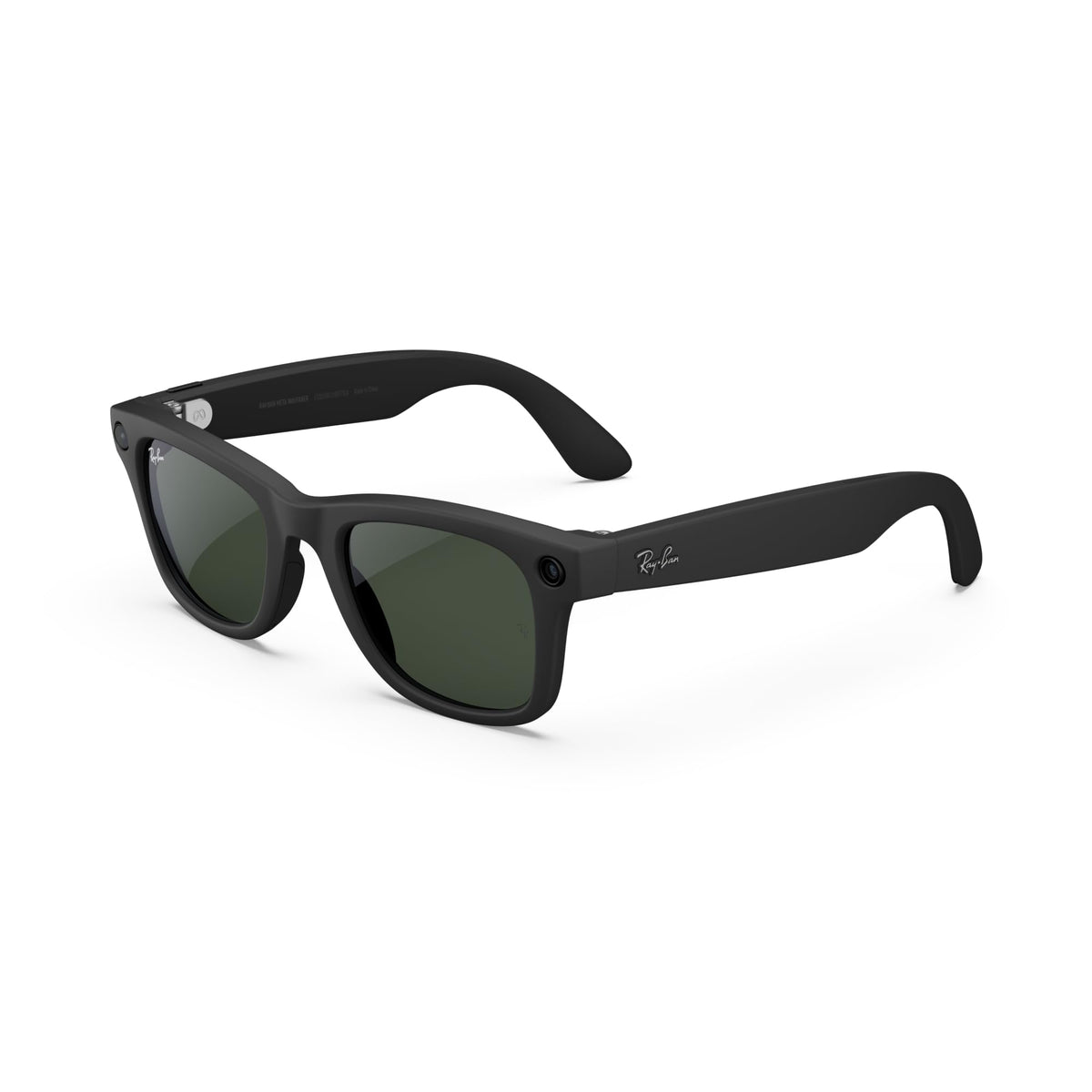 Ray-Ban Meta (Gen 1), Wayfarer, Matte Black | Smart AI Glasses for Men, Women — 12 MP Ultra-Wide Camera, Open-Ear Audio, Video Recording, Bluetooth — Polarized Gradient Graphite Lenses — Sunglasses | Camera, audio & Meta AI built in. Polarized Gradient Gr