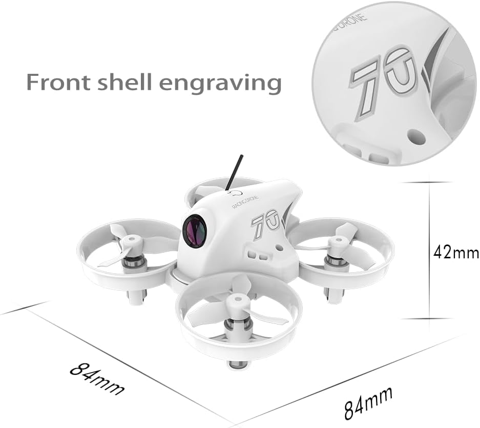 APEX FPV Drone Kit with 120° Wide FPV Goggles，3 Batteries RTF Drone | VR70-2.0 with Altitude Hold,Low Latency Analog FPV Racing Whoop for Beginner & Freestyle Pilot