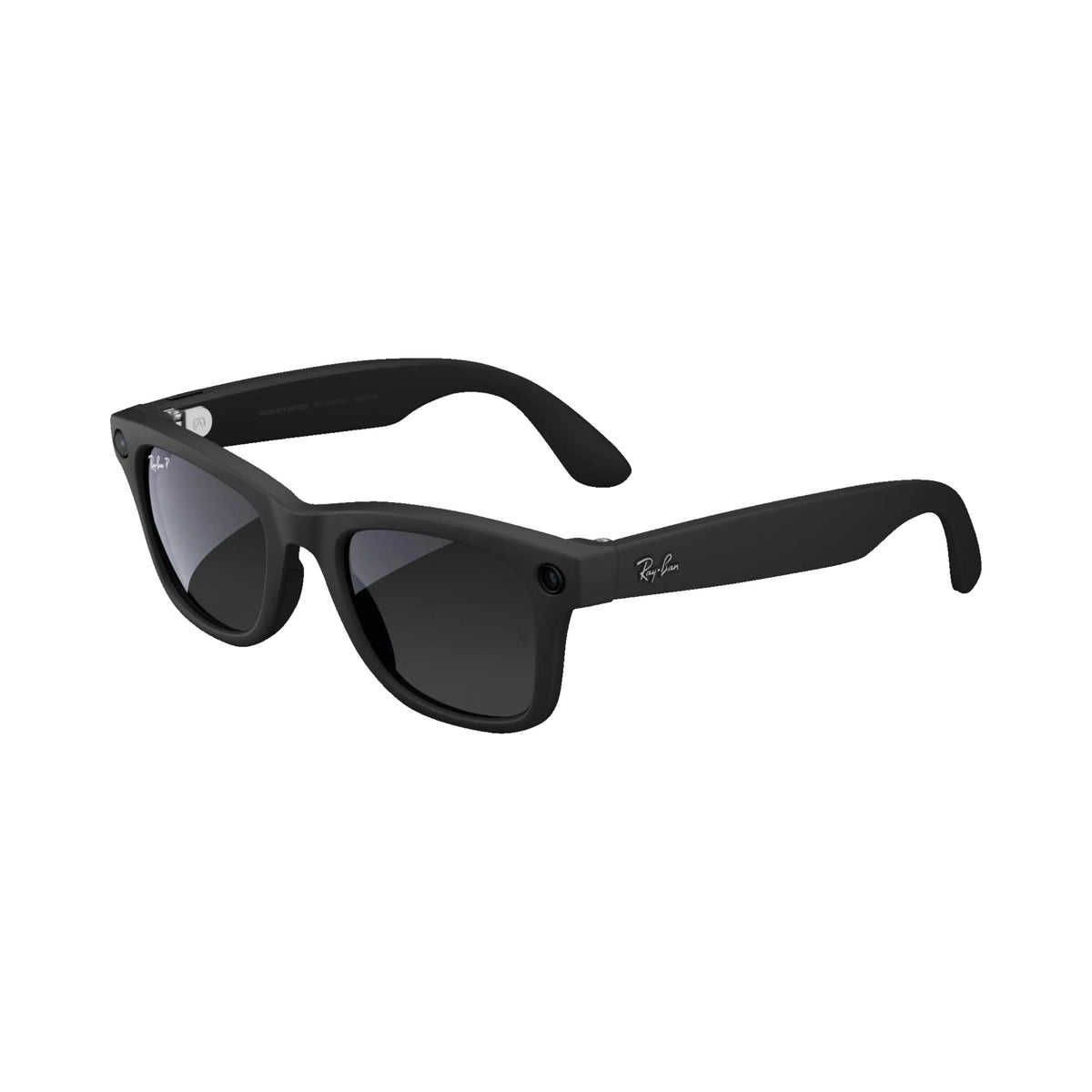 Ray-Ban Meta (Gen 1), Wayfarer, Matte Black | Smart AI Glasses for Men, Women — 12 MP Ultra-Wide Camera, Open-Ear Audio, Video Recording, Bluetooth — Polarized Gradient Graphite Lenses — Sunglasses | Camera, audio & Meta AI built in. Polarized Gradient Gr