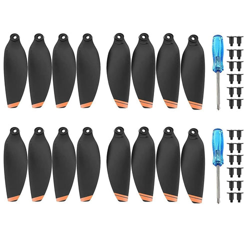 24Pcs Propellers for DJI Mini 4K Drone - for Mavic Mini 2/2 SE Accessories | Quick Release Drone Replacement Low Noise Quick-Release Blades Props Accessories for DJI Mini 2/SE/2 SE/4K, Orange