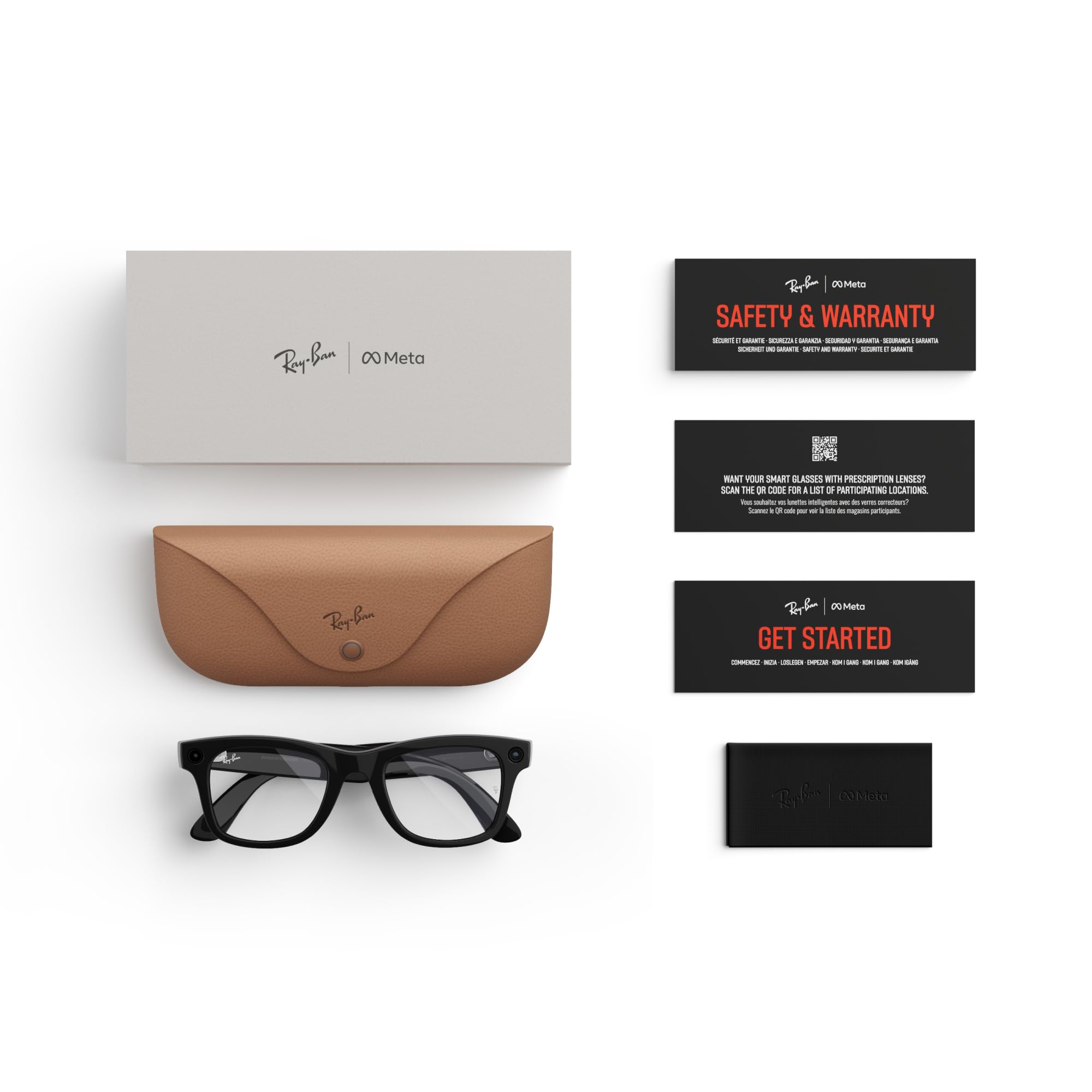Ray-Ban Meta (Gen 1), Wayfarer, Matte Black | Smart AI Glasses for Men, Women — 12 MP Ultra-Wide Camera, Open-Ear Audio, Video Recording, Bluetooth — Polarized Gradient Graphite Lenses — Sunglasses | Camera, audio & Meta AI built in. Polarized Gradient Gr