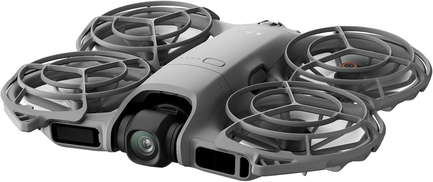 DJI Neo 2 Motion Fly More Combo With RC Motion 3 & Goggles N3 | Stable Transmission With Digital Transceiver, 4K Drone for Beginners, FPV Flying, 3 Batteries