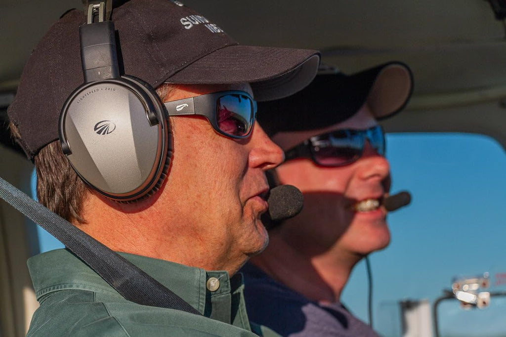 Flying Eyes® Golden Eagle Sport® Standard Aviation Sunglasses – ANSI Z87.1, Headset Friendly, UV400 Lenses
