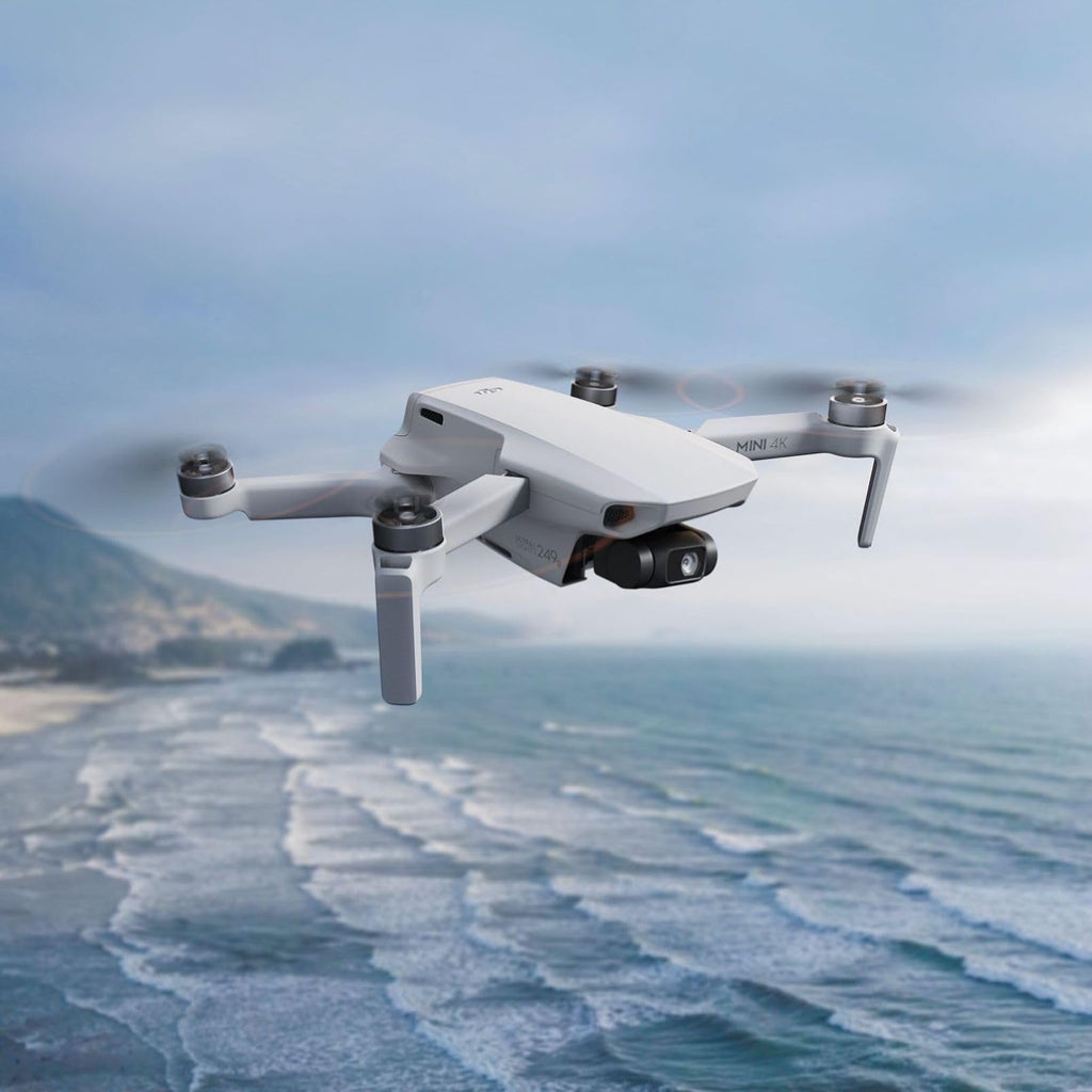 DJI Mini 4K, Drone With 4K UHD Camera, Under 249 g | 3-Axis Gimbal, 10km Video Transmission, Auto Return, Wind Resistance, 31-Min Flight Time, Intelligent Flight