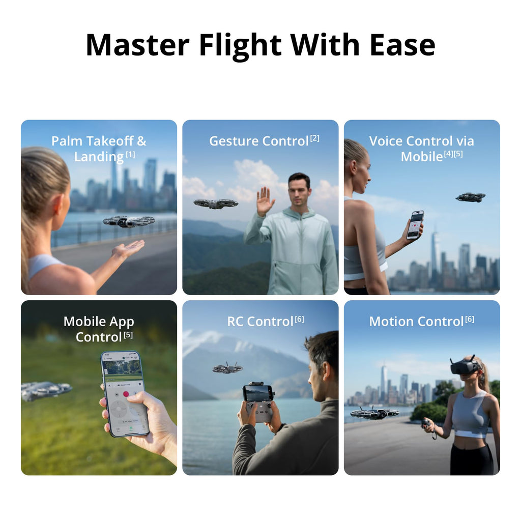 DJI Neo 2 Motion Fly More Combo With RC Motion 3 & Goggles N3 | Stable Transmission With Digital Transceiver, 4K Drone for Beginners, FPV Flying, 3 Batteries