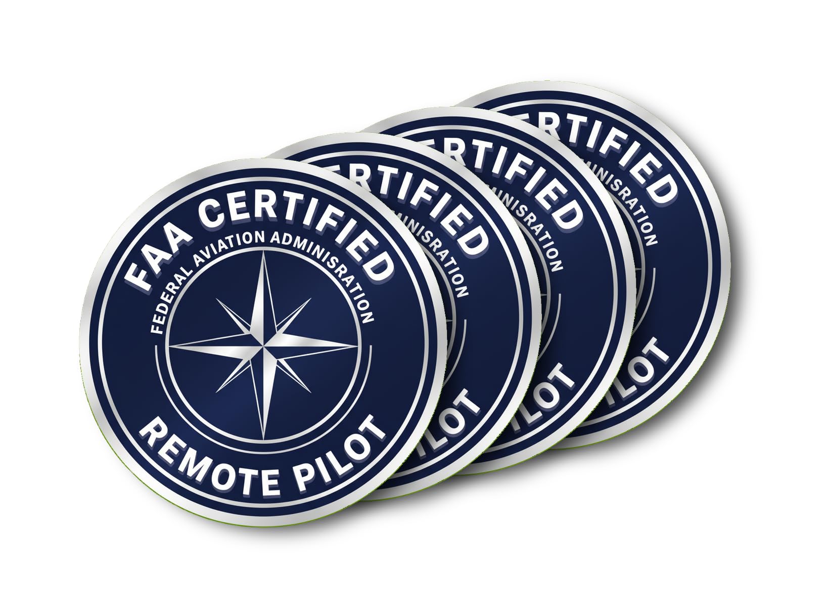 Certified Remote Pilot Sticker | FAA | Aviation Decal for Drone Enthusiasts, Pilots, and Hobbyists [2K71]