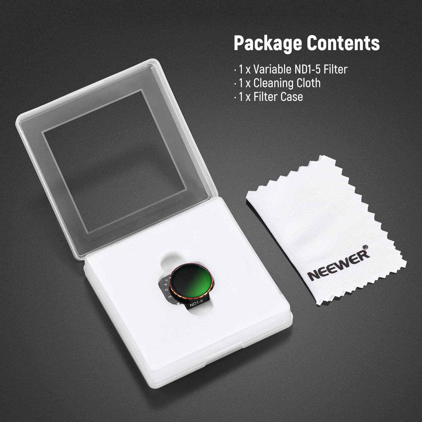 NEEWER 6 Pack ND Filter Set Compatible with DJI Mini 4K/2/Mavic/SE/2 SE | Drone Lens Accessories, Snap on, CPL, UV, Neutral Density Filters, ND4/8/16/32, Multi Coated HD Glass, Gimbal Safe, FL-B31