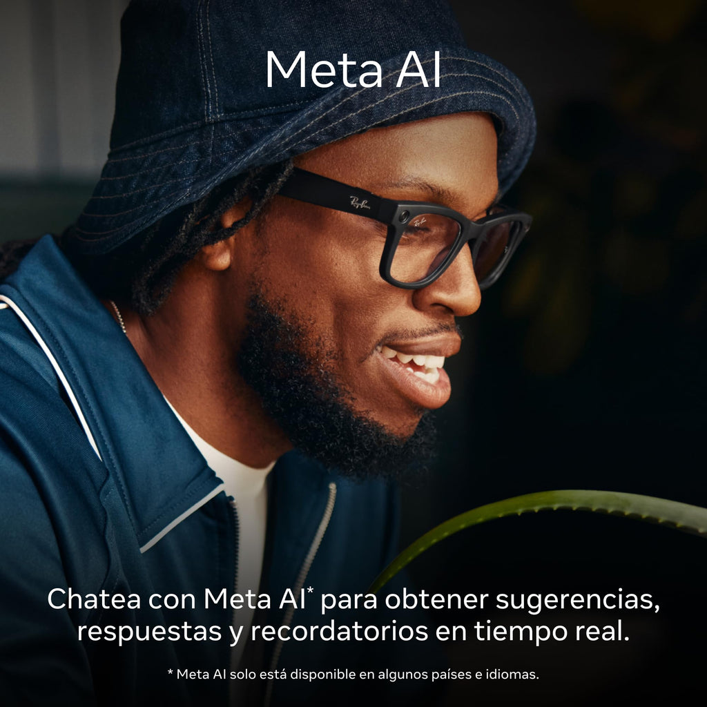 Ray-Ban Meta (Gen 1), Wayfarer, Matte Black | Smart AI Glasses for Men, Women — 12 MP Ultra-Wide Camera, Open-Ear Audio, Video Recording, Bluetooth — Polarized Gradient Graphite Lenses — Sunglasses | Camera, audio & Meta AI built in. Polarized Gradient Gr