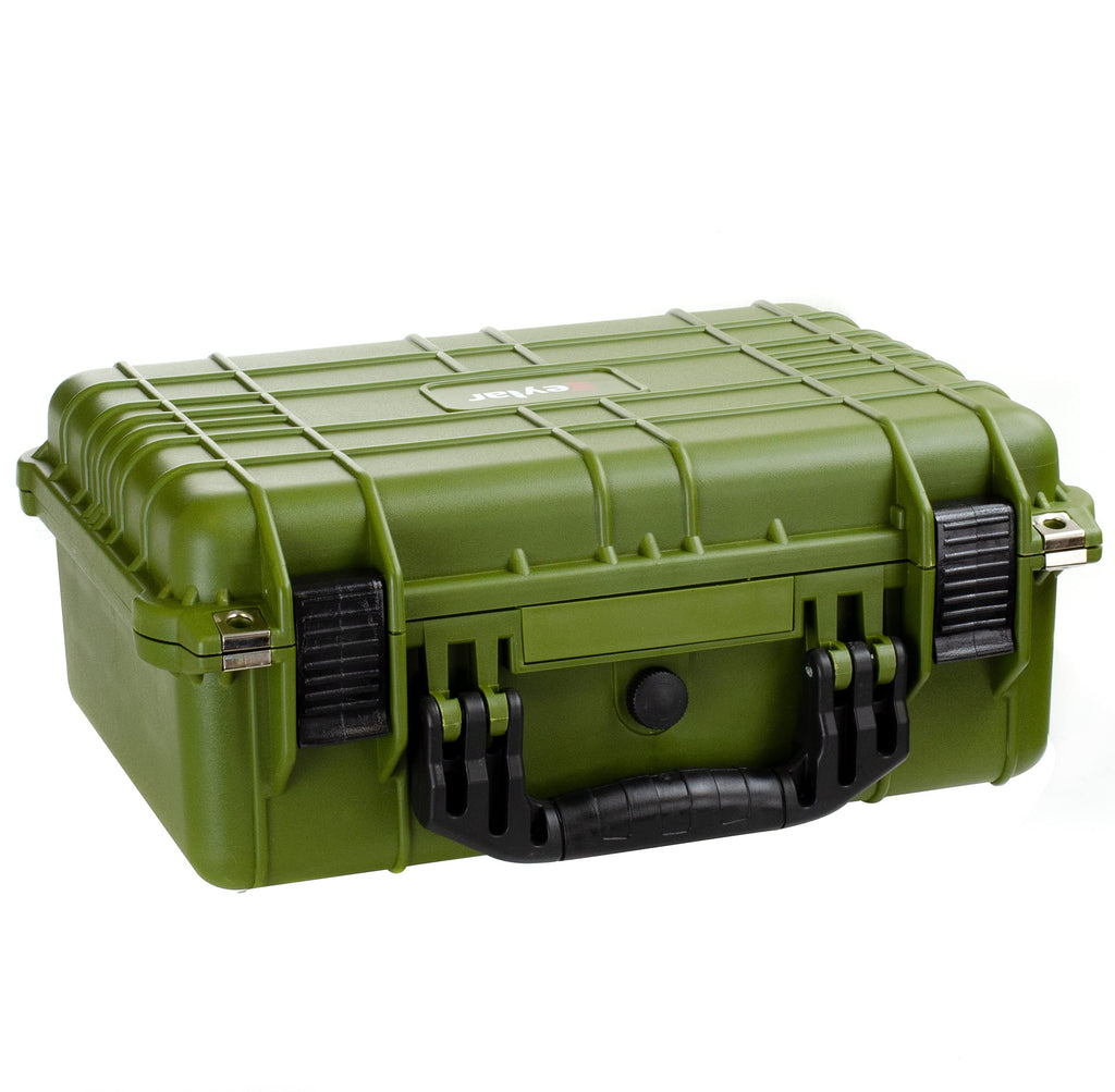Eylar Standard 16" Gear, Equipment, Hard Camera Case Waterproof with Foam TSA Standards