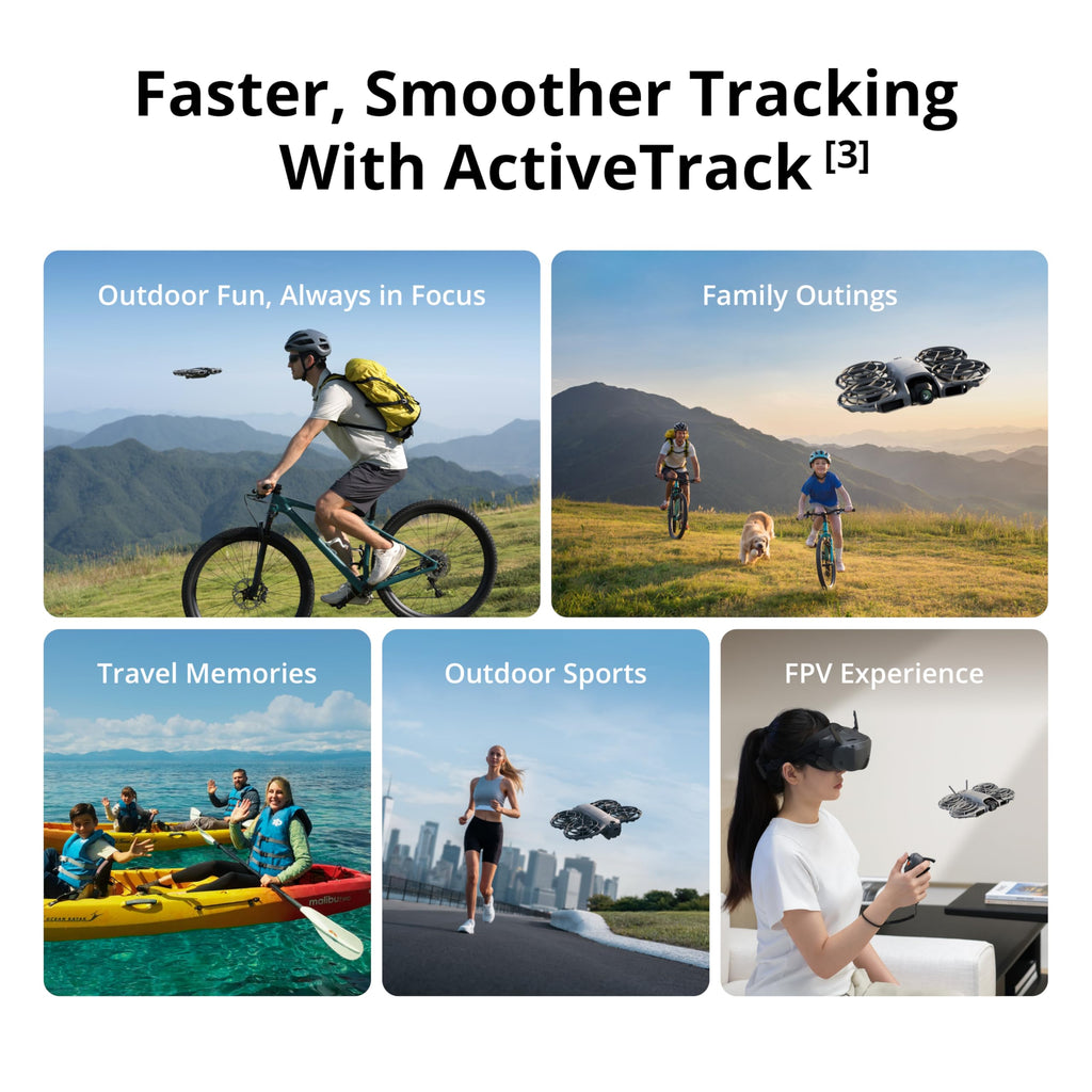 DJI Neo 2 Motion Fly More Combo With RC Motion 3 & Goggles N3 | Stable Transmission With Digital Transceiver, 4K Drone for Beginners, FPV Flying, 3 Batteries