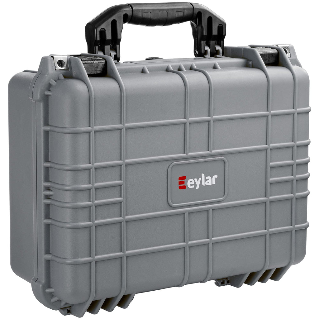 Eylar Standard 16" Gear, Equipment, Hard Camera Case Waterproof with Foam TSA Standards