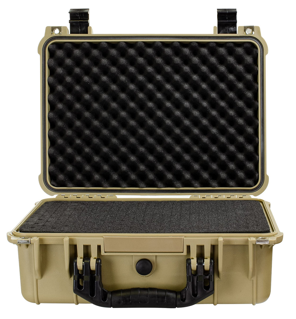 Eylar Standard 16" Gear, Equipment, Hard Camera Case Waterproof with Foam TSA Standards