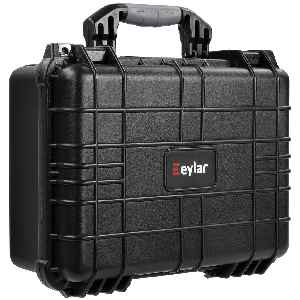 Eylar Standard 16" Gear, Equipment, Hard Camera Case Waterproof with Foam TSA Standards